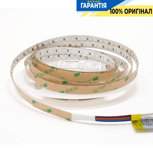 Стрічка світлодіодна 120 Led/m RGB 24V, 12.9Вт, IP20 Rishang 17783 3838-120-IP20-RGB-10-24 RD00C0JP RGB кольори