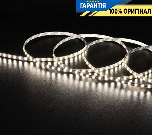 Лента светодиодная 120 Led/m 13000K 12V, 8.6Вт, IP20 CRI80 Rishang 14153 2835-120-IP20-CWb-8-12 RD08C0TA-B холодный свет