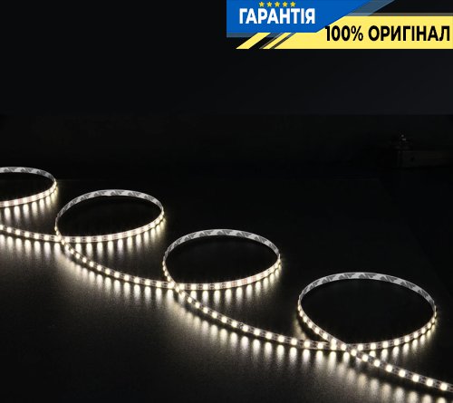Лента светодиодная 120 Led/m 13000K 12V, 8.6Вт, IP20 CRI80 Rishang 14153 2835-120-IP20-CWb-8-12 RD08C0TA-B холодный свет