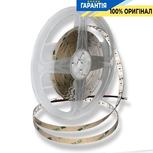 Стрічка світлодіодна 120 Led/m 3000K 12V, 8.6Вт, IP33 CRI80 e-pcb Rishang 13258 2835-120-IP33-WW-8-12 RN08C0TA-B тепле світло