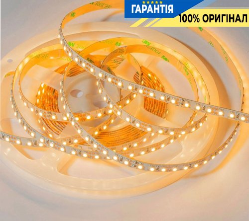 Стрічка світлодіодна 120 Led/m 3000K 48V, 9.6Вт, IP33 CRI80 e-pcb Rishang 20503 2835-120-IP33-WW-8-48 RN08C0TH-A тепле світло