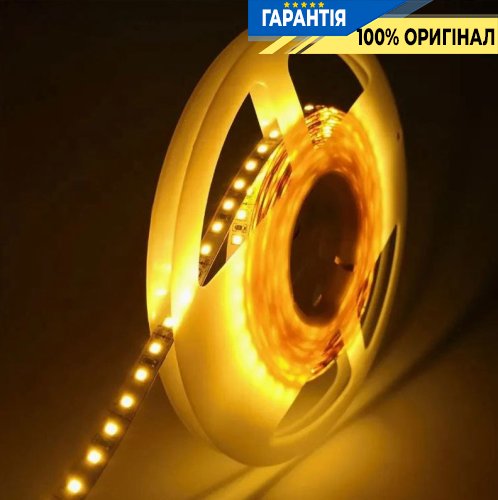 Стрічка світлодіодна 120 Led/m 3000K 48V, 9.6Вт, IP33 CRI80 e-pcb Rishang 20503 2835-120-IP33-WW-8-48 RN08C0TH-A тепле світло