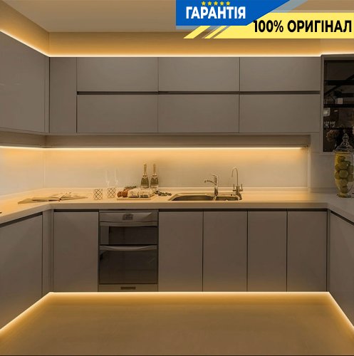 Стрічка світлодіодна 120 Led/m 3000K 48V, 9.6Вт, IP33 CRI80 e-pcb Rishang 20503 2835-120-IP33-WW-8-48 RN08C0TH-A тепле світло