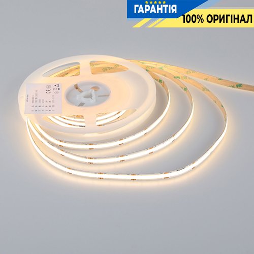 Лента светодиодная 320 Led/m 5000K 24V, 10Вт/м., IP20 CRI90 Rishang 18868 COB-320-IP20-NW-8-24 RM0801MC-D нейтральный свет