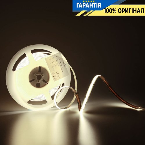 Лента светодиодная 720 Led/m 5000K 24V, 20Вт/м., IP20 CRI90 Rishang 20494 COB-720-IP20-NW-10-24 RM0003EC-A-T нейтральный свет