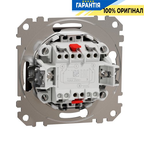 Проміжний вимикач 1-кл Schneider Electric Sedna Elements SDD181107 (колір - венге)
