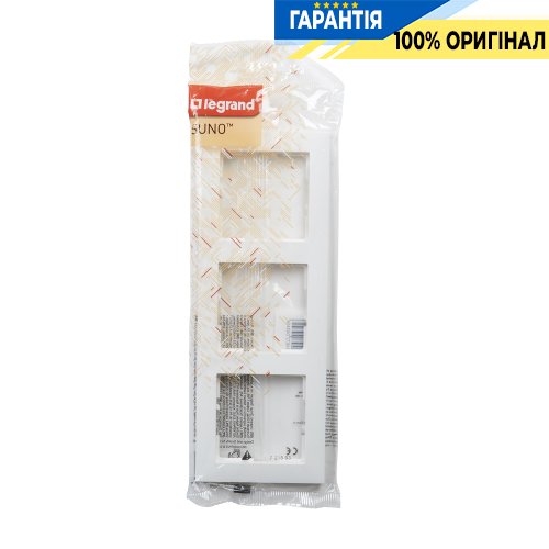Рамка 3-я Legrand Suno 721503 белая
