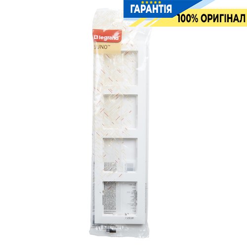 Рамка 4-я Legrand Suno 721504 белая