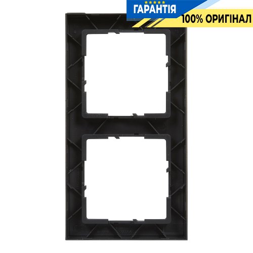Рамка 2-я Legrand Suno 721522 черный матовый