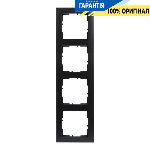 Рамка 4-а Legrand Suno 721524 чорний