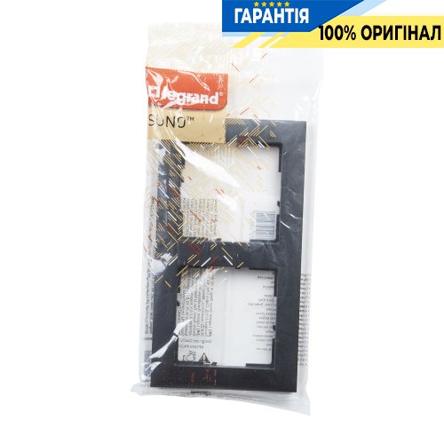 Рамка 2-а Legrand Suno 721552 графіт