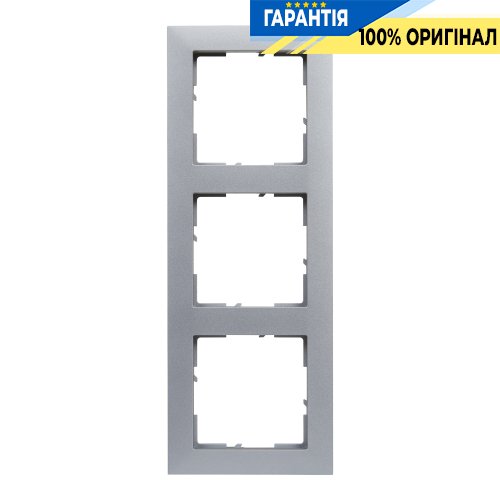 Рамка 3-а Legrand Suno 721513 алюміній