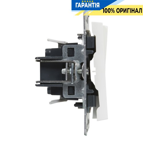 Вимикач 2-кл (пруж.клеми) 10А/250V Legrand Suno 721105 білий