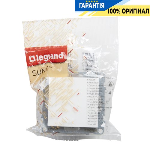 Переключатель крест 1-кл (винт. клеммы) 10А/250V Legrand Suno 721107 белый