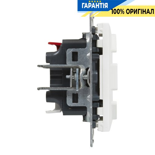 Выключатель жалюзи 3-позиционный 6A/250V Legrand Suno 721139 белый