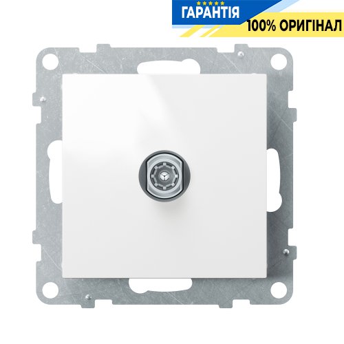 Розетка TV «звезда» Legrand Suno 721164 белый