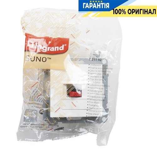 Розетка аудіо для динаміків Legrand Suno 721192 білий