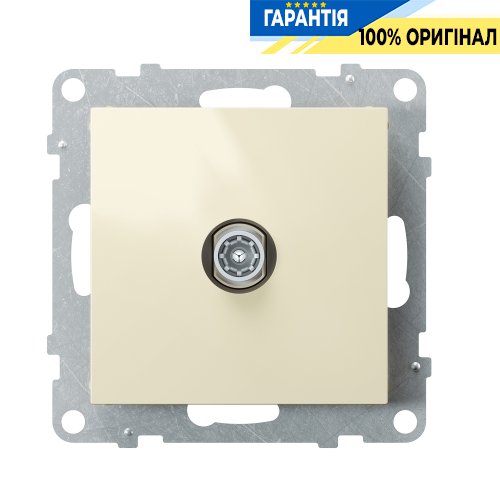Розетка TV «звезда» Legrand Suno 721264 слоновая кость