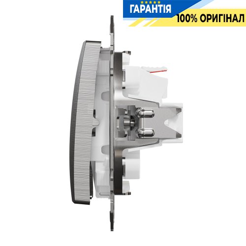 Выключатель с подсветкой 1-кл Schneider Electric «Sedna Elements» SDD170101L (цвет - матовый алюминий)
