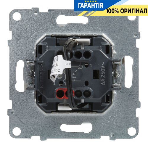 Кнопка 1-кл с держателем этикеткиы 6A/250V Legrand Suno 721310 алюминий