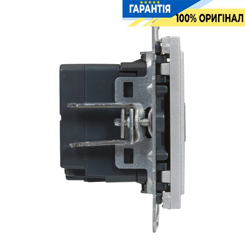 Розетка для заряджання USB С+C 15Вт/5V Legrand Suno 721331 алюміній