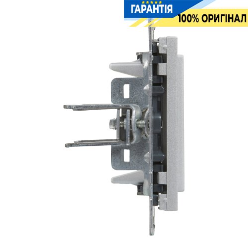 Заглушка з адаптером MOSAIC Legrand Suno 721343 алюміній