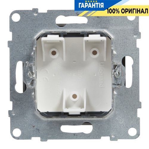 Заглушка з адаптером MOSAIC Legrand Suno 721343 алюміній