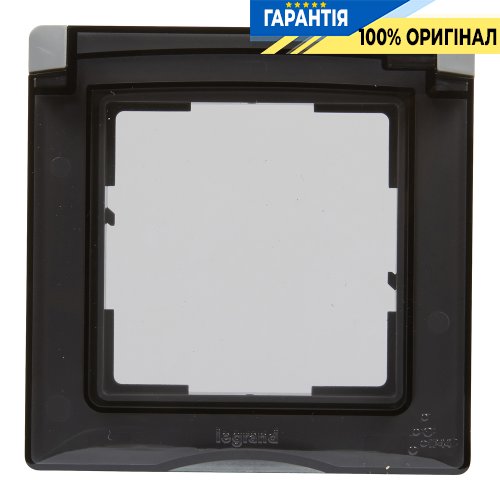 Рамка 1-а IP44 Legrand Suno 721344 алюміній