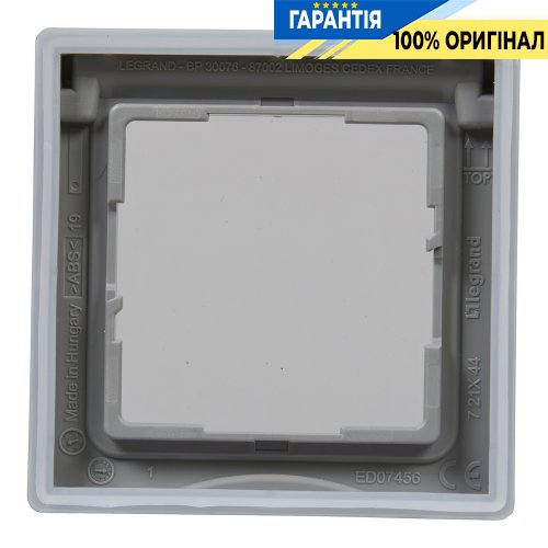 Рамка 1-а IP44 Legrand Suno 721344 алюміній