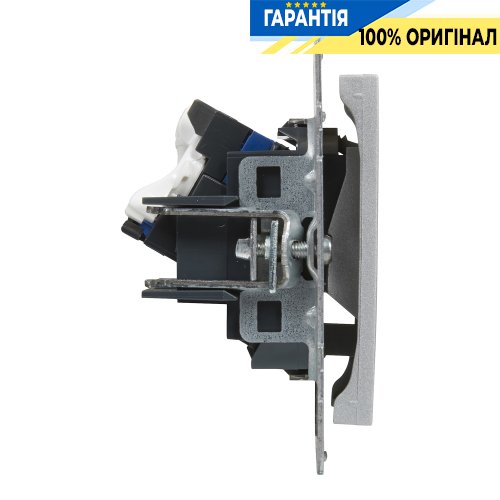 Розетка компьютерная 1-я RJ45 CAT6/UTP Legrand Suno 721352 алюминий