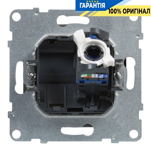 Розетка компьютерная 1-я RJ45 CAT6/UTP Legrand Suno 721352 алюминий