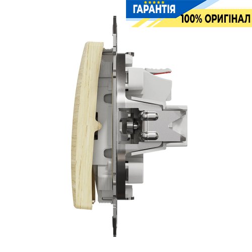 Вимикач з підсвічуванням 1-кл Schneider Electric Sedna Elements SDD180101L (колір - береза)