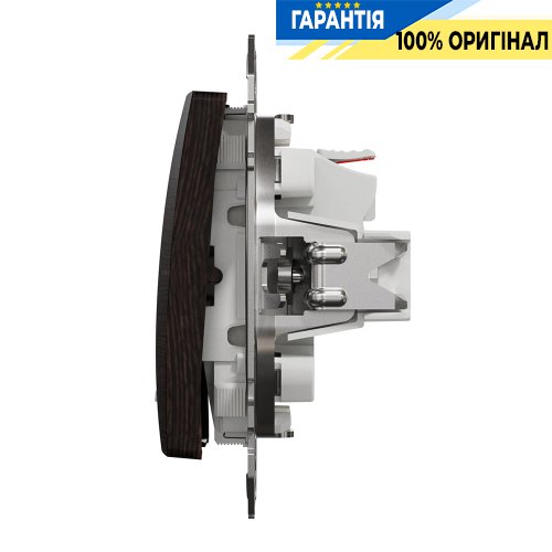 Вимикач з підсвічуванням 1-кл Schneider Electric Sedna Elements SDD181101L (колір - венге)