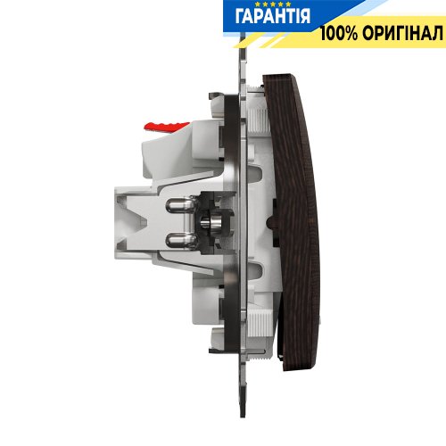 Вимикач з підсвічуванням 1-кл Schneider Electric Sedna Elements SDD181101L (колір - венге)