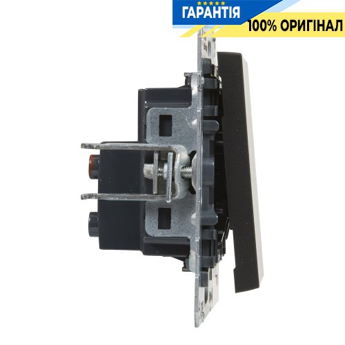 Переключатель крест 1-кл (винт. клеммы) 10А/250V Legrand Suno 721407 черный