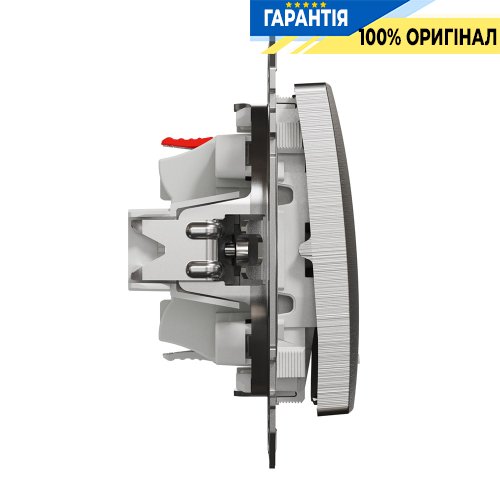 Перемикач з підсвічуванням 1-кл Schneider Electric Sedna Elements SDD170106L (колір - матовий алюміній)