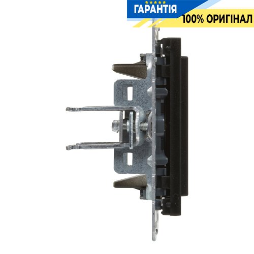 Заглушка з адаптером MOSAIC Legrand Suno 721443 чорний