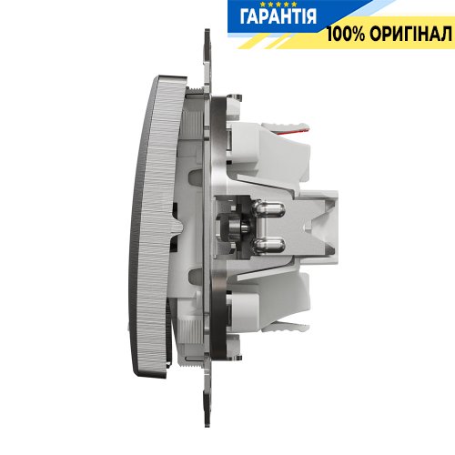 Перемикач з підсвічуванням 1-кл Schneider Electric Sedna Elements SDD170106L (колір - матовий алюміній)