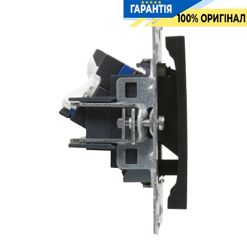 Розетка компьютерная 1-я RJ45 CAT6/UTP Legrand Suno 721452 черный