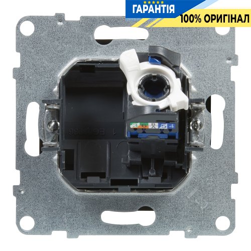 Розетка компьютерная 1-я RJ45 CAT6/UTP Legrand Suno 721452 черный