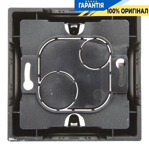 Коробка накладного монтажа 1 пост Legrand Suno 721494 черный