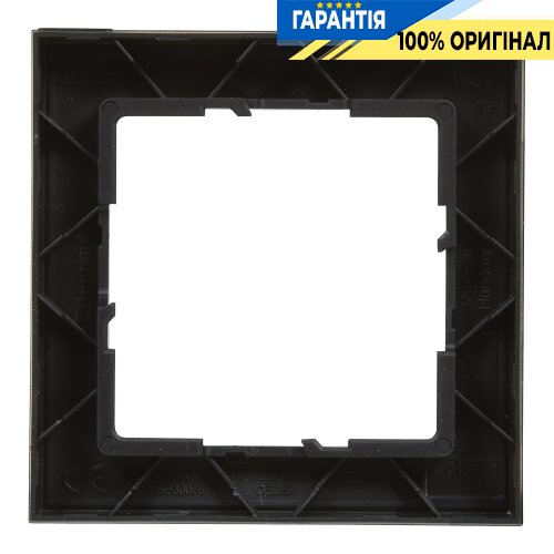 Рамка 1-а Legrand Suno 721571 чорний патерн