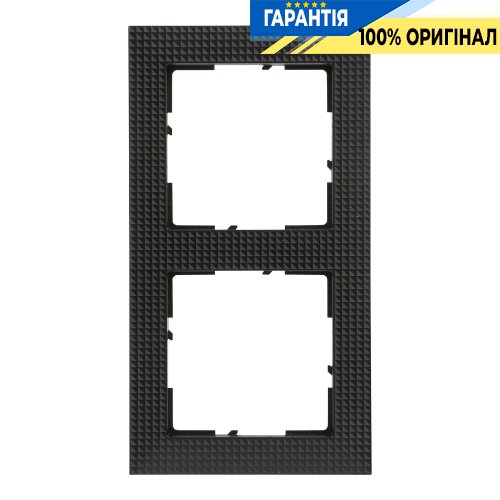 Рамка 2-ая Legrand Suno 721572 черный паттерн