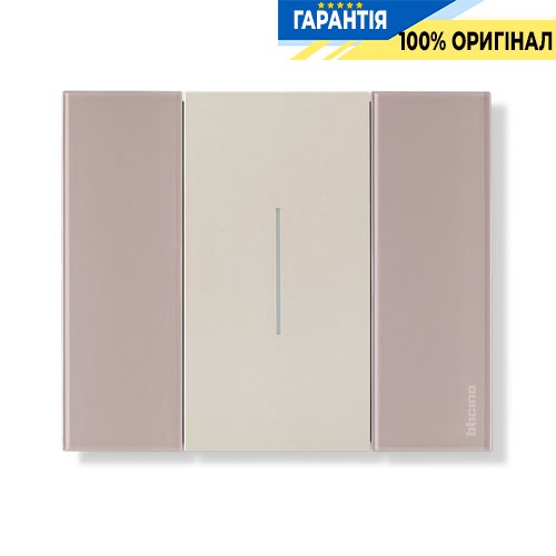 Декоративная рамка Bticino Living Now (2-модуля), цвет аура KA4802DM