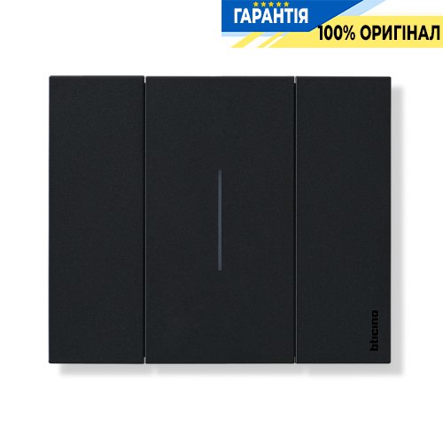 Декоративная рамка Bticino Living Now (2-модуля), цвет черный KA4802KG