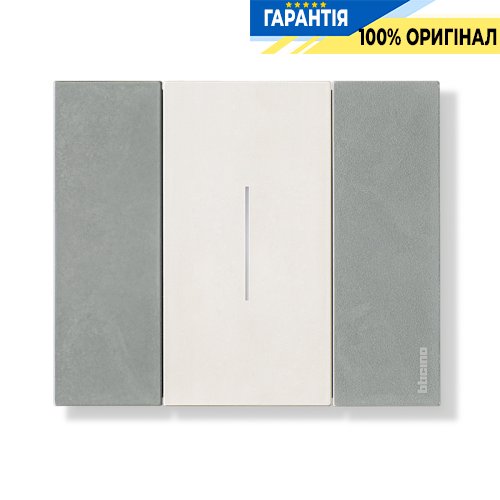 Декоративна рамка Bticino Living Now (2-модулі), колір місяць KA4802NW