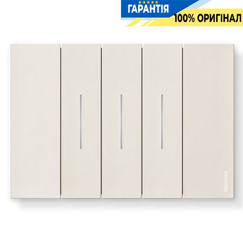 Декоративная рамка Bticino Living Now (3 модуля), цвет белый KA4803KW