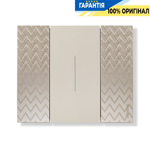 Декоративна рамка Bticino Living Now (2 модулі), колір оптик KA4802MM