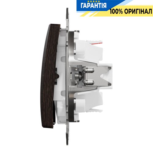 Переключатель с подсветкой 1-кл Schneider Electric «Sedna Elements» SDD181106L (цвет - венге)