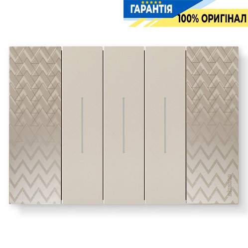 Декоративна рамка Bticino Living Now (3 модулі), колір оптик KA4803MM